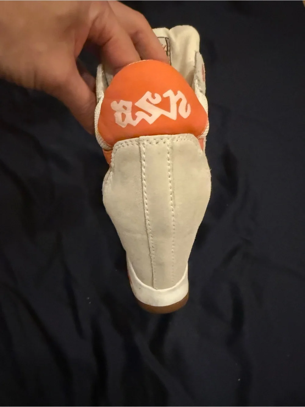 Ash White and Orange Women's Wedge Sneakers- Great find!